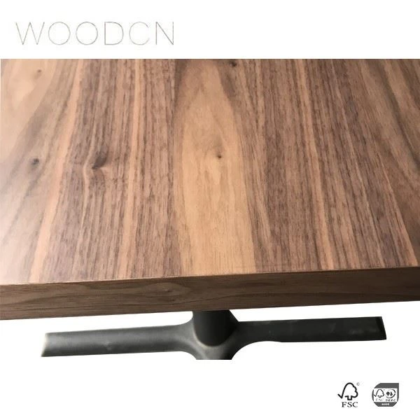 Veneer Elm Wood Table Top For Restaurant