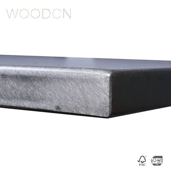 Leather Metal Veneer Office Desk Top For Sale