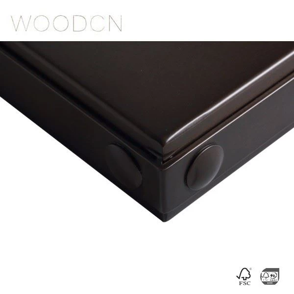Veneer Black Walnut Wood Restaurant Table