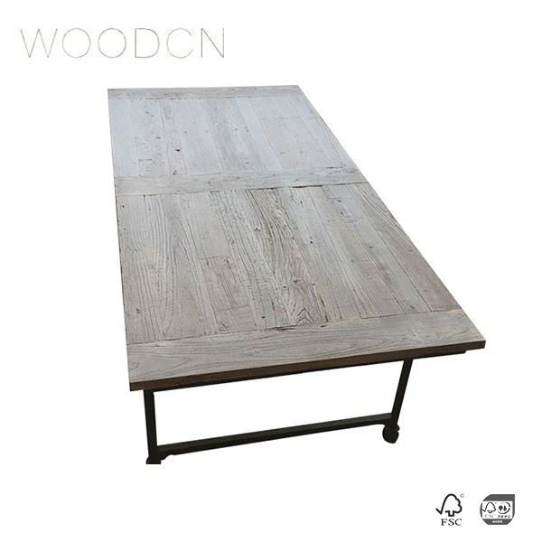 White Oak Butcher Block Wood Dining Table