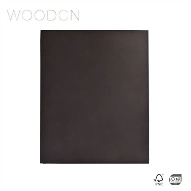 Kožni drveni sto Dekoracija doma Nameštaj Furnir Metal Fame Wood Kancelarijski sto